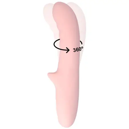 Pisa Vibrador Rotador Rosa - Rotación y 10 Modos | MIA