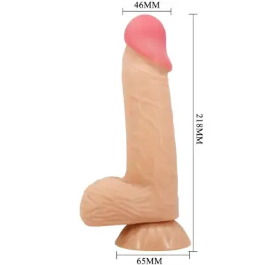 Pretty Love Sliding Skin Dildo 20.6 cm - Ventosa