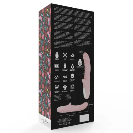 Pisa Vibrador Rotador Rosa - Rotación y 10 Modos | MIA