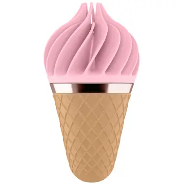 SATISFYER - SWEET TREAT SPINNATOR MARRÓN & ROSA