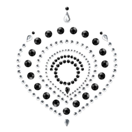 BIJOUX - INDISCRETS FLAMBOYANT NEGRO & PLATA BIJOUX DESIRE METALLIQUE