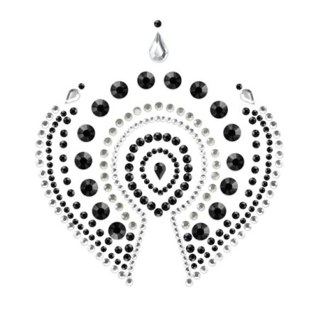BIJOUX - INDISCRETS FLAMBOYANT NEGRO & PLATA BIJOUX DESIRE METALLIQUE