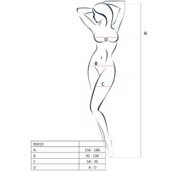 PASSION - WOMAN BS013 BODYSTOCKING ROJO TALLA ÚNICA PASSION WOMAN BODYSTOCKINGS 2