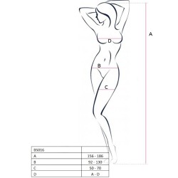 PASSION - WOMAN BS016 BODYSTOCKING ROJO TALLA ÚNICA PASSION WOMAN BODYSTOCKINGS 2