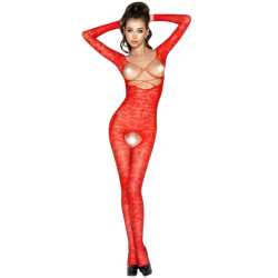 PASSION - WOMAN BS031 BODYSTOCKING ROJO TALLA ÚNICA PASSION WOMAN BODYSTOCKINGS