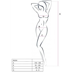 PASSION - WOMAN BS034 BODYSTOCKING ROJO TALLA ÚNICA PASSION WOMAN 2