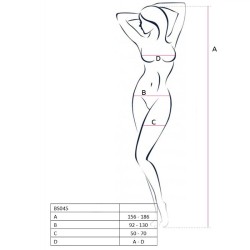 PASSION - WOMAN BS045 BODYSTOCKING BLANCO TALLA ÚNICA PASSION WOMAN 2