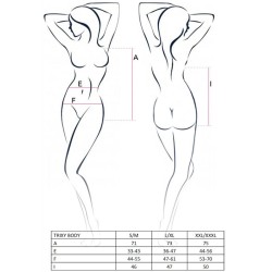 PASSION - WOMAN TRIXY TEDDY NEGRO TALLA L/XL PASSION WOMAN TEDDIES 2