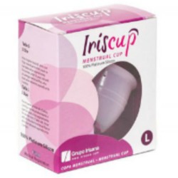 IRISCUP - COPA MESTRUAL ROSA GRANDE + BOLSA ESTERILIZADORA GRATIS IRISCUP 2