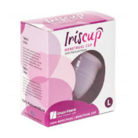 IRISCUP - COPA MESTRUAL ROSA GRANDE + BOLSA ESTERILIZADORA GRATIS IRISCUP
