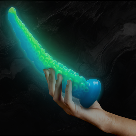 EPIC - SCYLLA DILDO TENTÁCULO FINO FLUORESCENTE TAMAÑO GRANDE EPIC