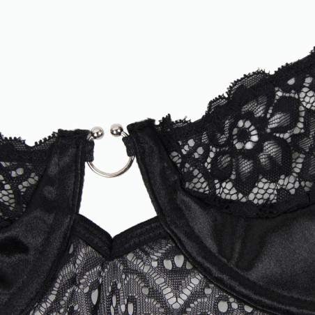 SUBBLIME - CORSET Y CINTURON NEGRO S/M SUBBLIME CORSETS