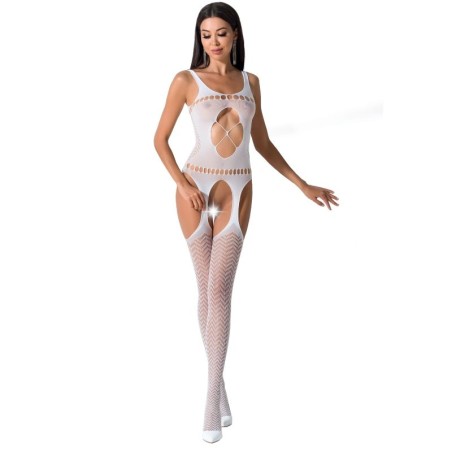 PASSION - WOMAN BS057 BODYSTOCKING BLANCO TALLA ÚNICA PASSION WOMAN