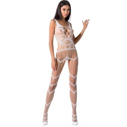 PASSION - WOMAN BS058 BODYSTOCKING BLANCO TALLA ÚNICA PASSION WOMAN