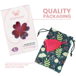 INTIMICHIC - COPA MENSTRUAL SILICONA MEDICA - TALLA L INTIMICHIC 2