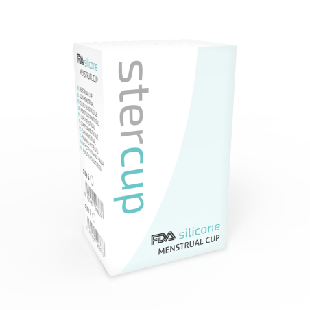 STERCUP - COPA MENSTRUAL FDA SILICONA ROSA - TALLA L STERCUP