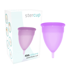 STERCUP - COPA MENSTRUAL FDA SILICONA LILA - TALLA L STERCUP 2