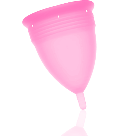 STERCUP - COPA MENSTRUAL FDA SILICONA ROSA - TALLA S STERCUP