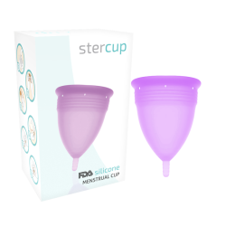 STERCUP - COPA MENSTRUAL FDA SILICONA LILA - TALLA S STERCUP 2