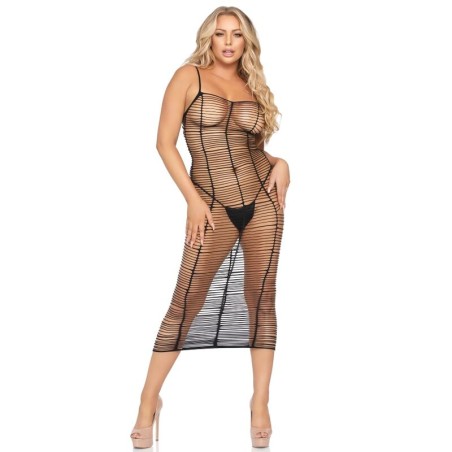 LEG AVENUE - VESTIDO LINEAS HORIZONTALES TALLA ÚNICA LEG AVENUE DRESSES