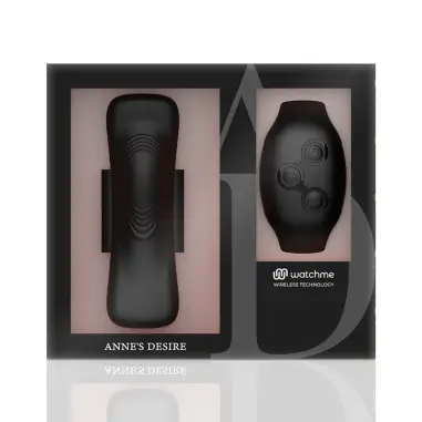 Panty Pleasure Tecnología Watchme Negro | Anne's Desire