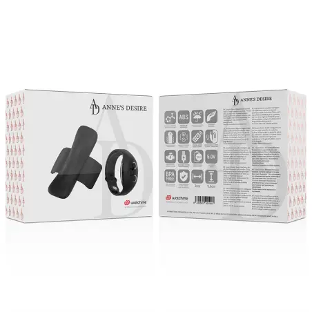 Panty Pleasure Tecnología Watchme Negro | Anne's Desire