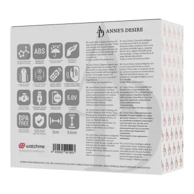 Panty Pleasure Tecnología Watchme Negro | Anne's Desire
