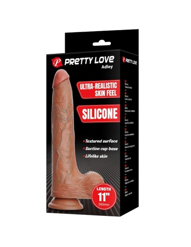 PRETTY LOVE - ADLEY DILDO ULTRA REALÍSTICO 28 CM 