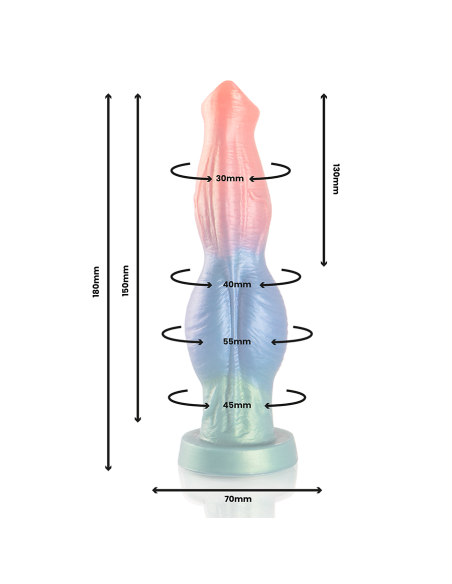EPIC - ARION DILDO SINFONÍA DEL PLACER RECARGABLE CONTROL REMOTO 