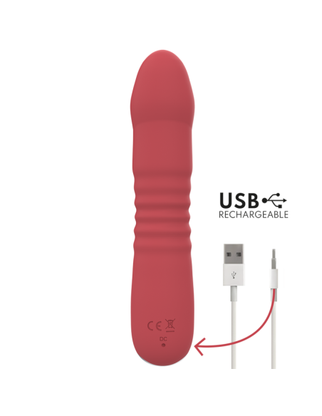 INTENSE - JUNI UP & DOWN 10 VIBRACIONES ROJO 