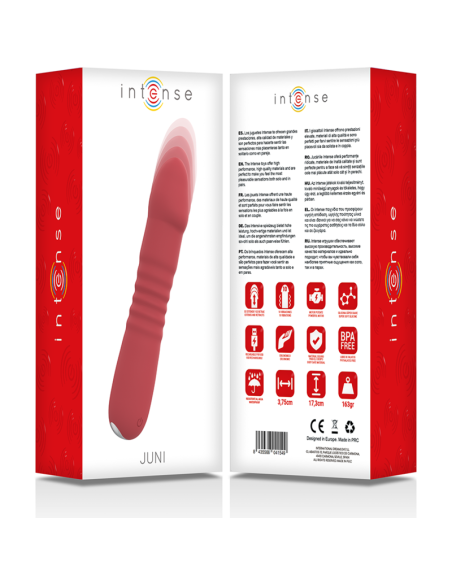 INTENSE - JUNI UP & DOWN 10 VIBRACIONES ROJO 