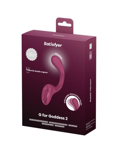 SATISFYER - G FOR GODDESS 2 VIBRADOR RABBIT BURDEOS 