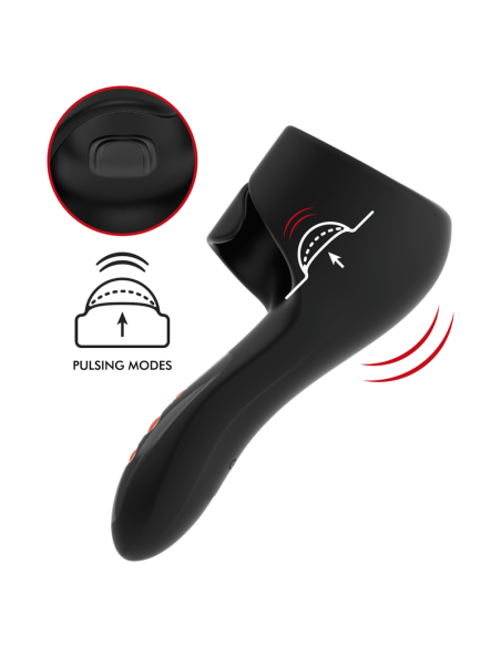 JAMYJOB - PULSAR MASTURBADOR VIBRADOR AJUSTABLE CON GOLPETEO EN GLANDE 