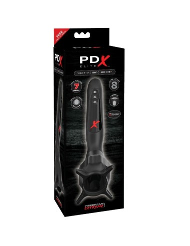 PDX ELITE - ESTIMULADOR CON VIBRACIÓN Y SUCCIONADOR ROTO-SUCKER 