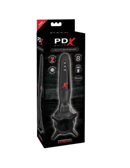 PDX ELITE - ESTIMULADOR CON VIBRACIÓN Y SUCCIONADOR ROTO-SUCKER 