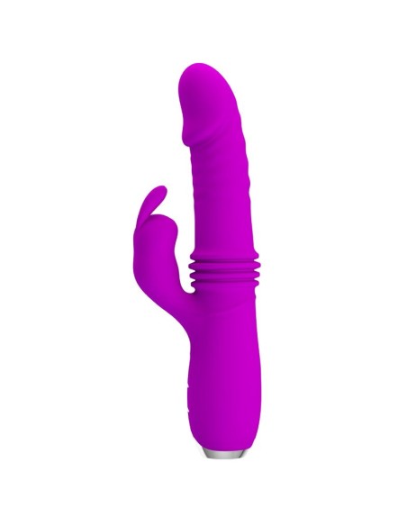 PRETTY LOVE - DOROTHY VIBRADOR CONEJO RECARGABLE MORADO 
