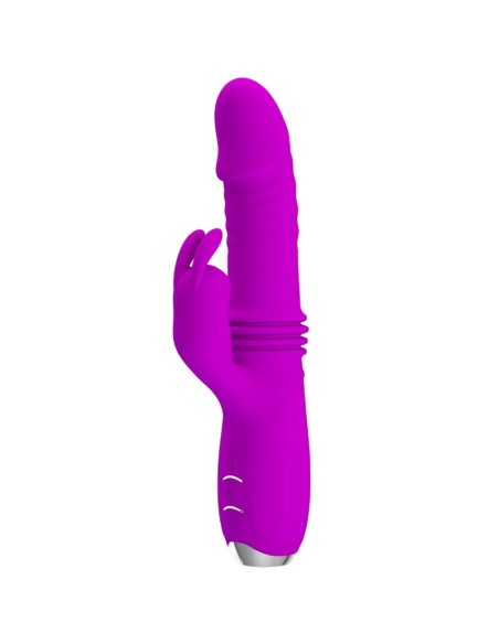PRETTY LOVE - DOROTHY VIBRADOR CONEJO RECARGABLE MORADO 