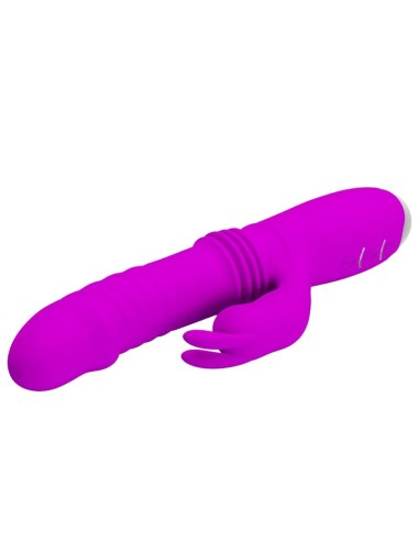 PRETTY LOVE - DOROTHY VIBRADOR CONEJO RECARGABLE MORADO 