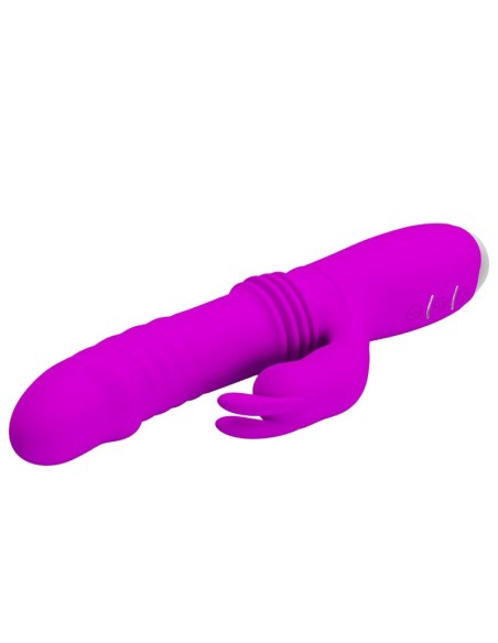 PRETTY LOVE - DOROTHY VIBRADOR CONEJO RECARGABLE MORADO 