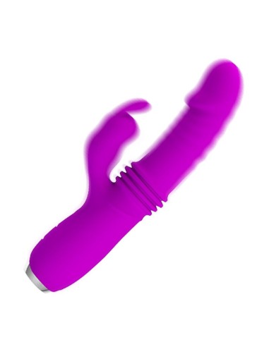 PRETTY LOVE - DOROTHY VIBRADOR CONEJO RECARGABLE MORADO 