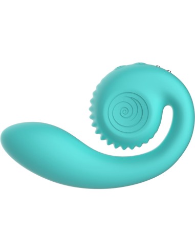 SNAIL VIBE - GIZI ESTIMULADOR DUAL TURQUESA 