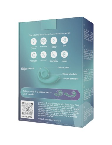 SNAIL VIBE - GIZI ESTIMULADOR DUAL TURQUESA 