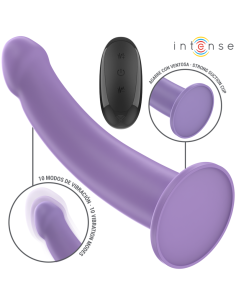 INTENSE - EDDIE VIBRADOR 17,5 CM 10 VIBRACIONES MORADO CONTROL REMOTO