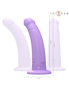INTENSE - EDDIE VIBRADOR 17,5 CM 10 VIBRACIONES MORADO CONTROL REMOTO 2