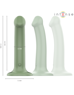 INTENSE - BECCA VIBRADOR CON VENTOSA 10 VIBRACIONES VERDE CONTROL REMOTO 2