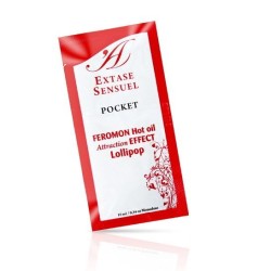 EXTASE SENSUAL - ACEITE MASAJE EFECTO CALOR FEROMONAS PIRULETA 10 ML EXTASE SENSUAL