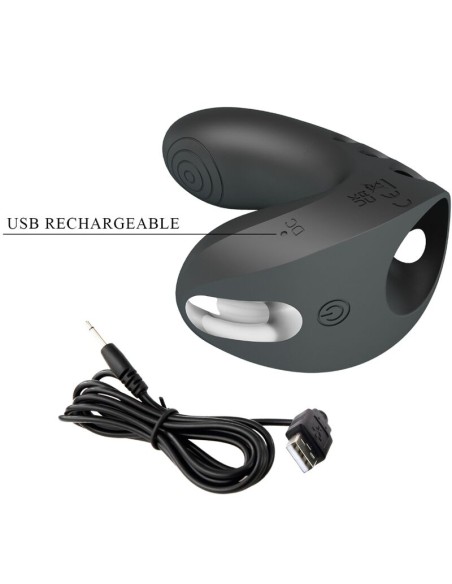 PRETTY LOVE - CAMELIA VIBRADOR DE DEDO 7 VIBRACIONES NEGRO 