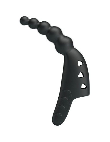 PRETTY LOVE - JORDIN VIBRADOR DE DEDO 10 VIBRACIONES NEGRO 