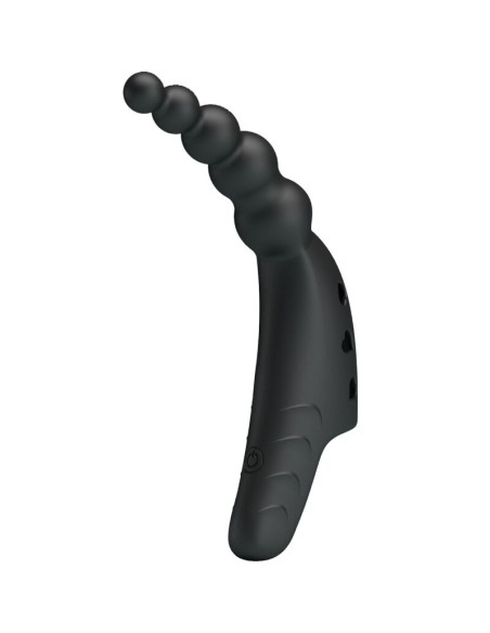 PRETTY LOVE - JORDIN VIBRADOR DE DEDO 10 VIBRACIONES NEGRO 