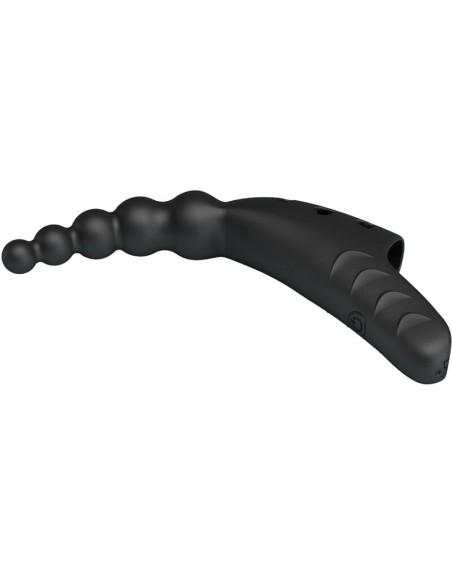 PRETTY LOVE - JORDIN VIBRADOR DE DEDO 10 VIBRACIONES NEGRO 